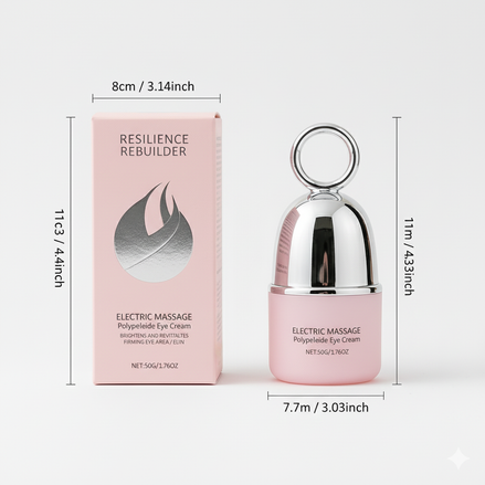 Electric massage eye cream for gentle hydration and delicate around the eyes