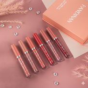 Han Daiyan cross-border makeup 6 lipstick set genuine lip gloss waterproof non-fading non-stick Cup Matte Lip Glaze