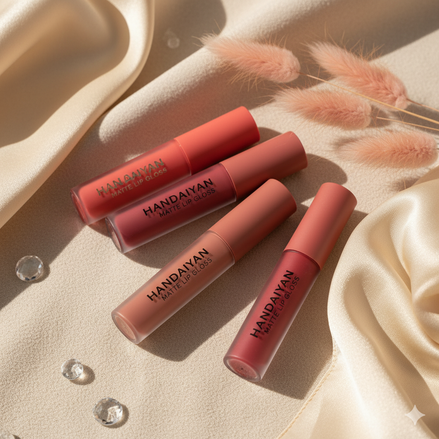 Han Daiyan cross-border makeup 6 lipstick set genuine lip gloss waterproof non-fading non-stick Cup Matte Lip Glaze