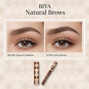 Biya water eyebrow pencil waterproof sweat-proof lasting not easy to decolorization natural wild eyebrow liquid very thin eyebrow pencil makeup wholesale