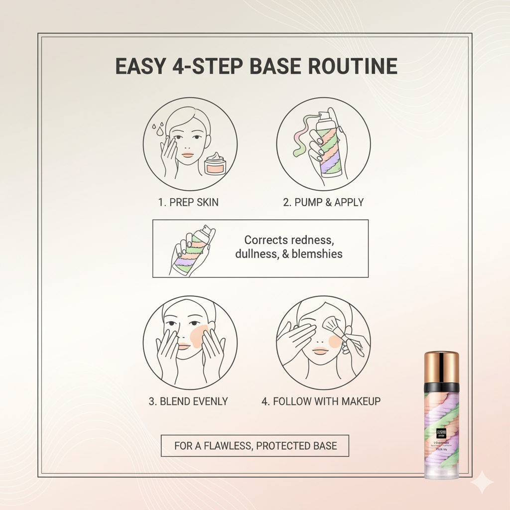 Baizhentang Isolation Cream Pre-makeup Isolation Repair Protection Skin-lifting Color Three-color Isolation Cream